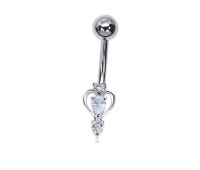 Beautiful heart Belly Piercing BP-2032